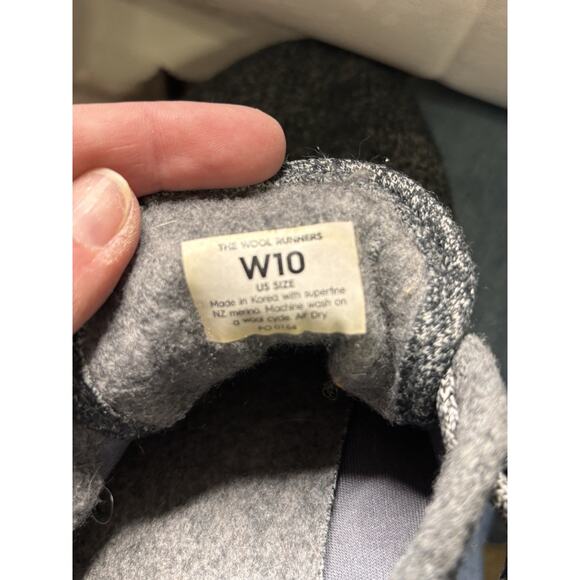 Allbirds Wool Runners Womens 10 Gray Merino Wool Sneakers Shoes Lace Up - Picture 7 of 8